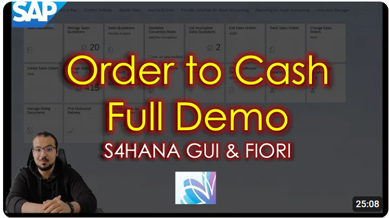 Order To Cash process (by Abdullah Galal)